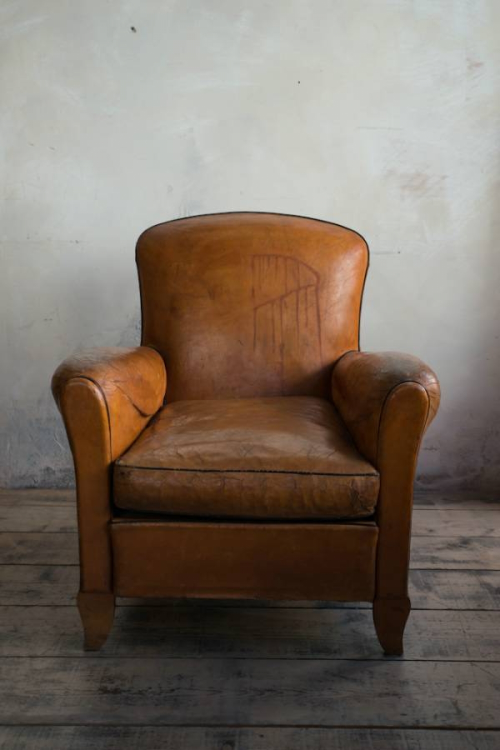 Leather Club chair of small proportions C 1935