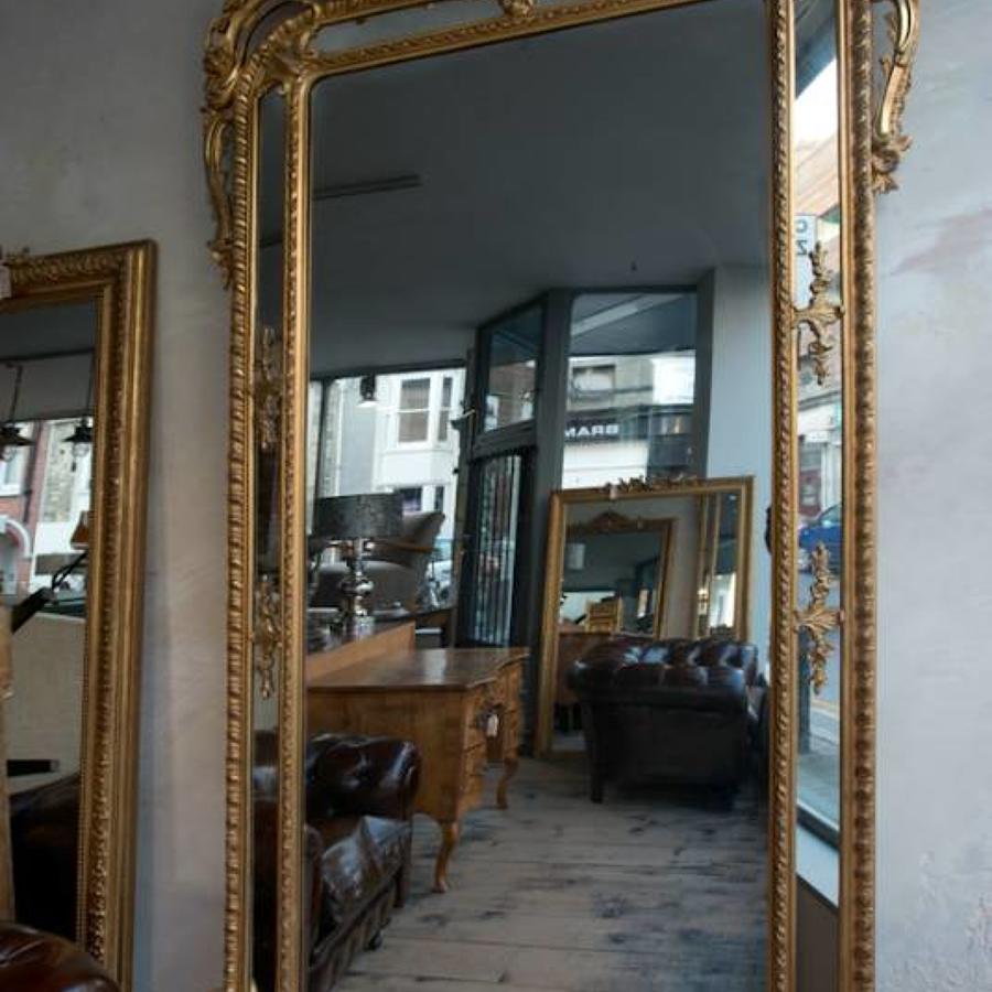 Rare English Pier Glass Mirror c1870