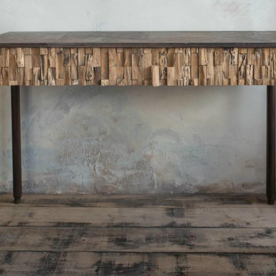 Brutalist/Industrial Console Table