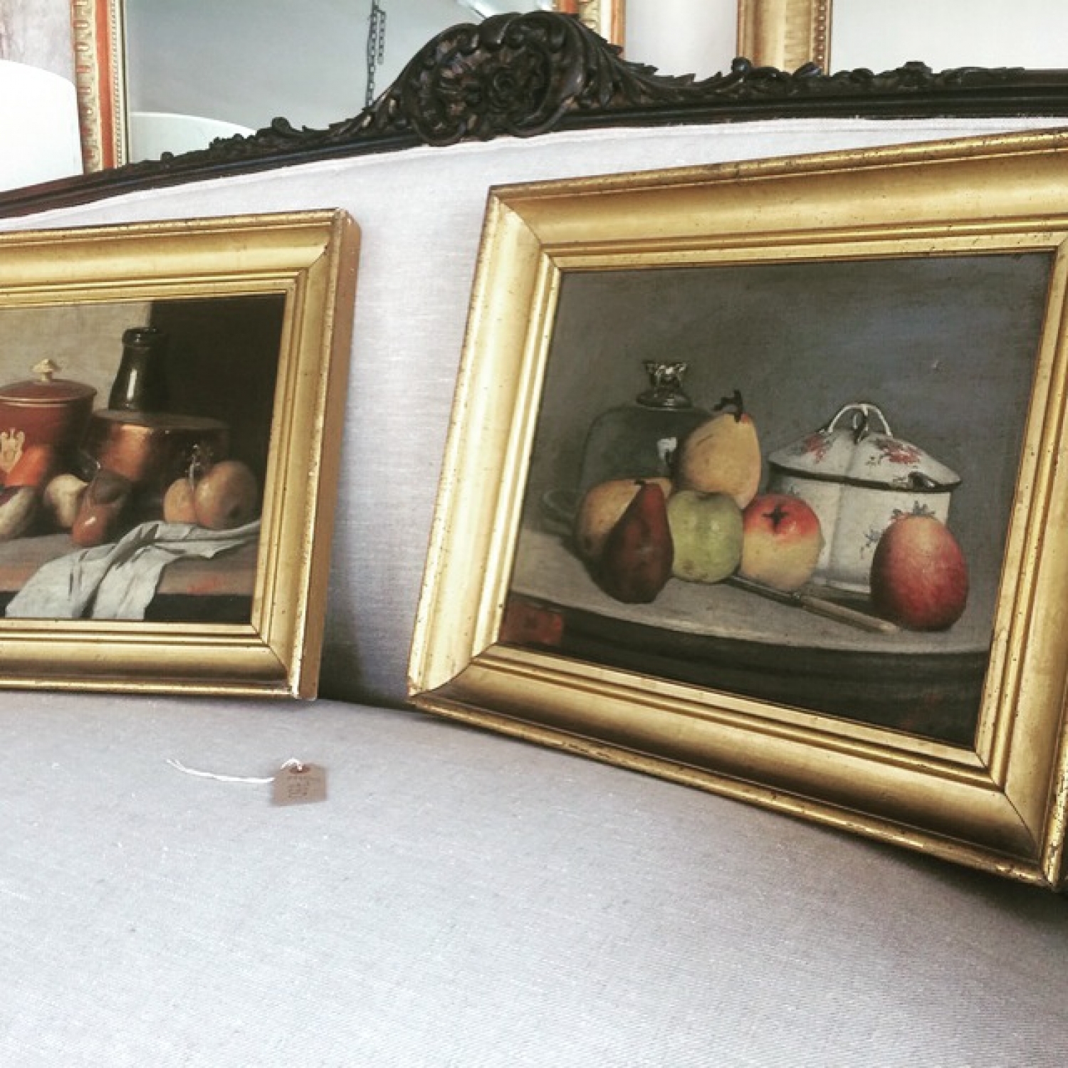 Pair of French Still Life Oil paintings