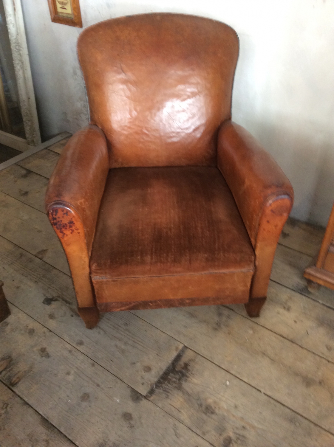Small Leather club chair