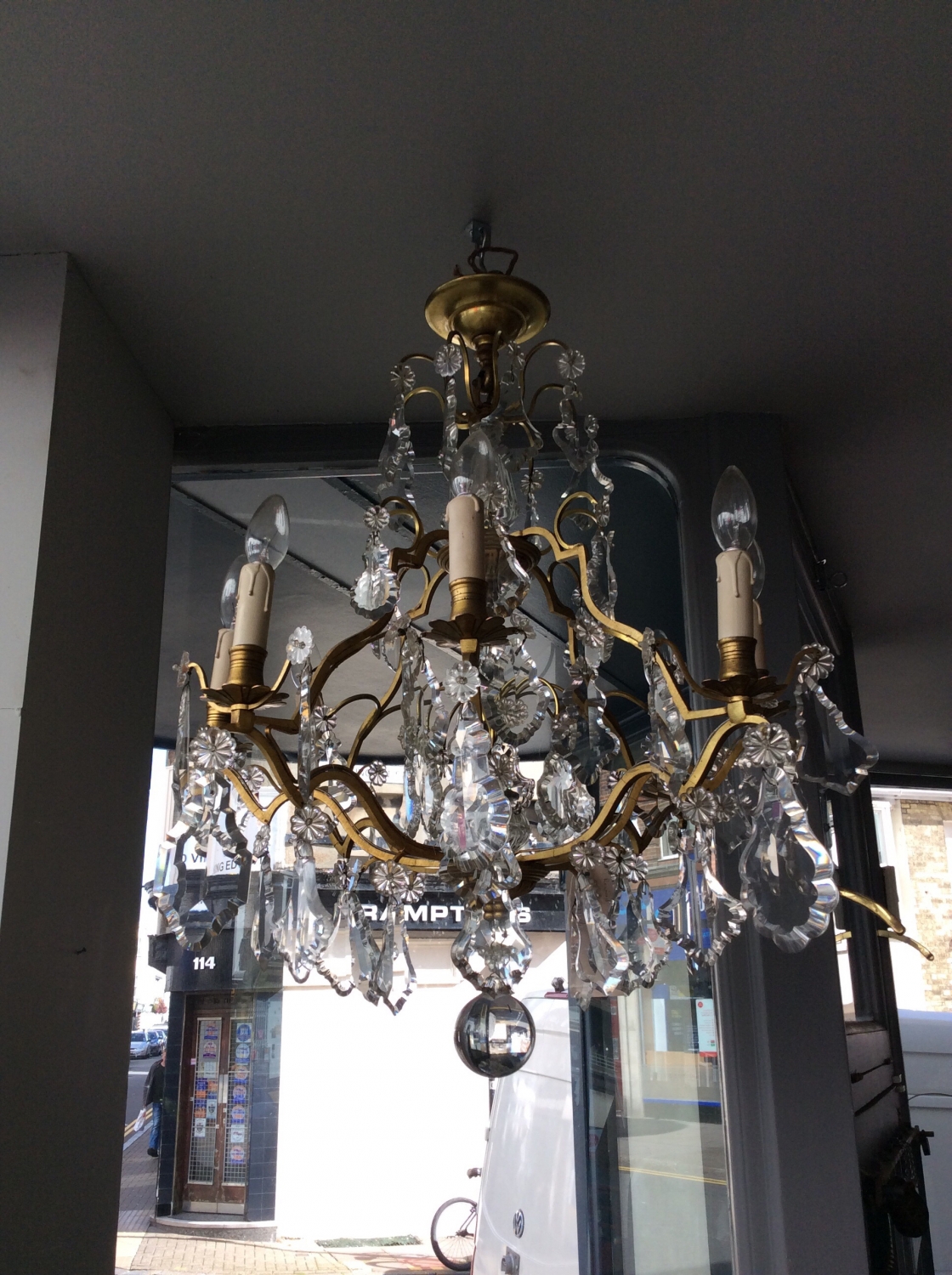 French Pampilles chandelier