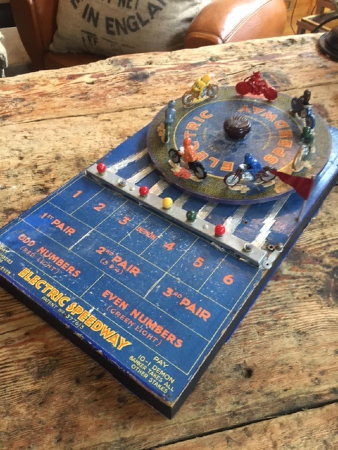 1950's Electric Speedway Game