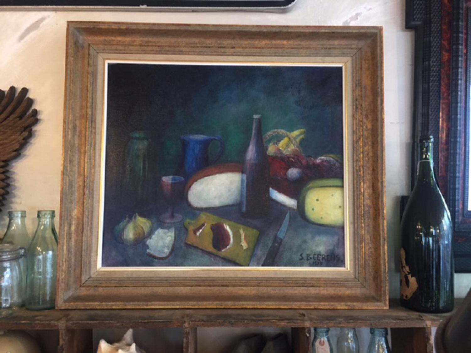 French Still Life - Oil on Board