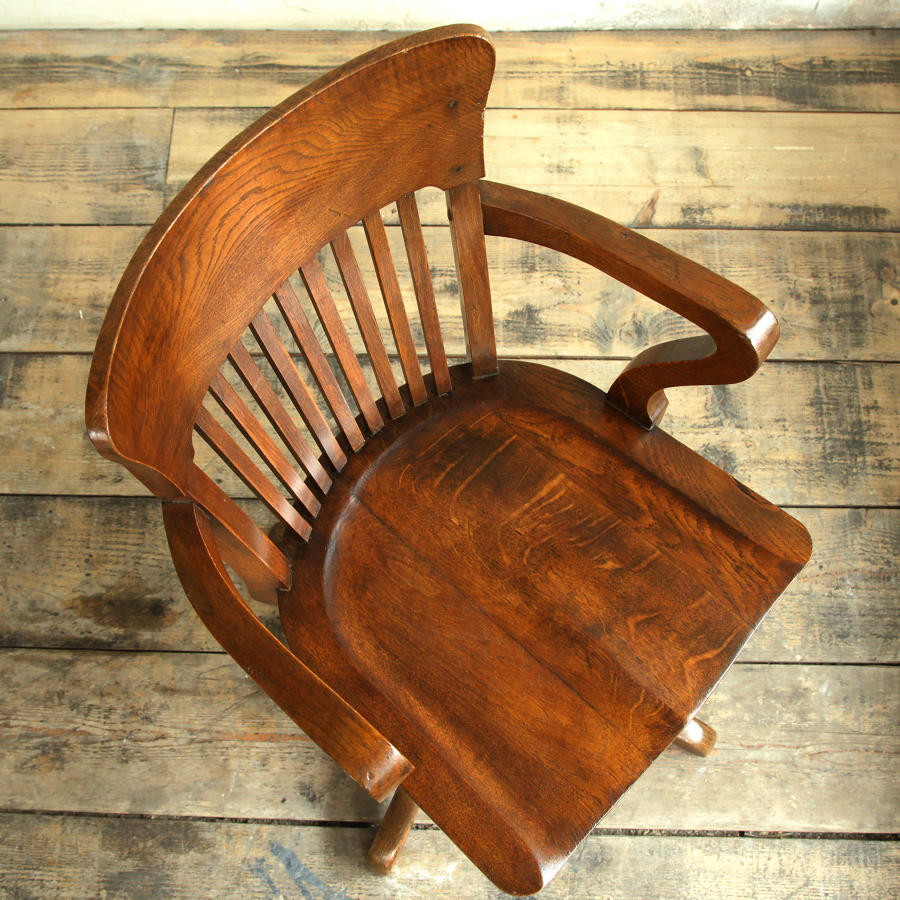 1920's Oak Desk Chair