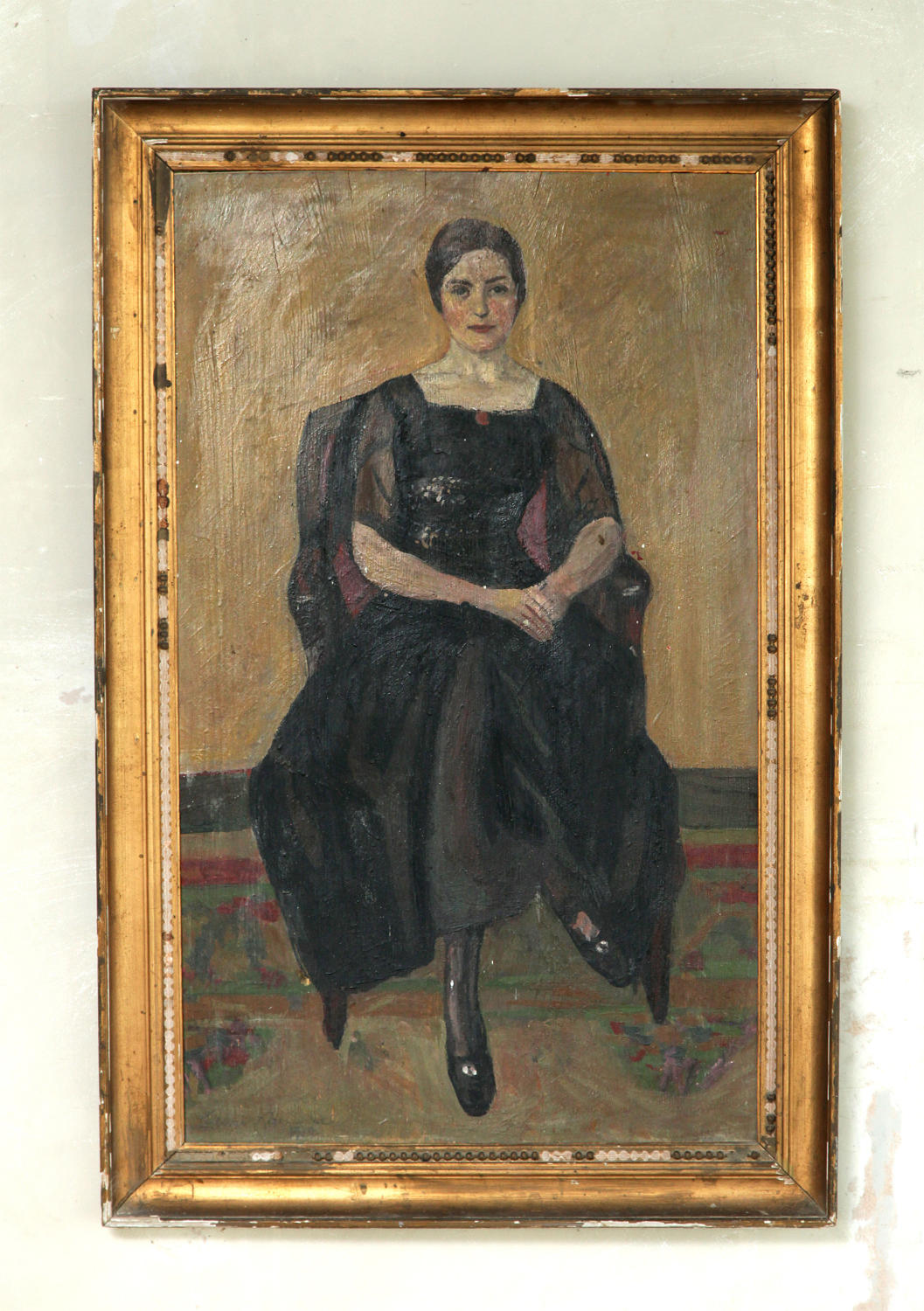 Early 20th C portrait of lady