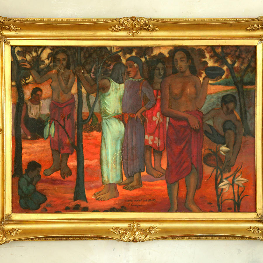 Oil on canvas after Paul Gauguin