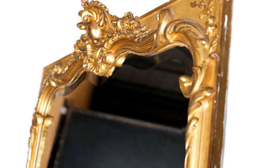 Large French Giltwood mirror  C1870