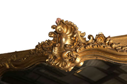 Large French Giltwood mirror  C1870