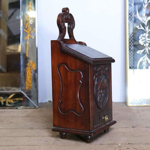 A rare 19th c Salt box of Masonic Interest