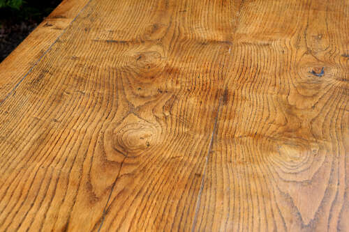 Early 18th C & later Oak refectory dining table